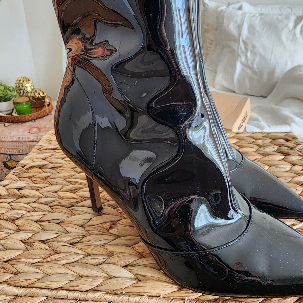 Patent Booties - Picture 6 of 9